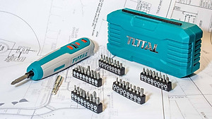 MÁY SIẾT VÍT DÙNG PIN 4V TOTAL TSDLI0403 - HÀNG CHÍNH HÃNG