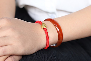 Vòng Tay Charm Nén Vàng Ngọc Quý Gemstones GA154