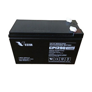 Ắc Quy Vision CP1290 12V-9Ah - Chuyên Dùng Cho Nguồn Dự Phòng (UPS, Inverter,..)
