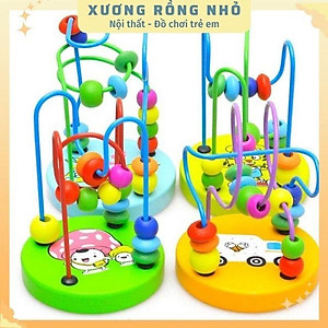 Đồ chơi gỗ thông minh phát triển trí tuệ cho bé, Combo 6 món đồ chơicho bé giáo cụ montessori