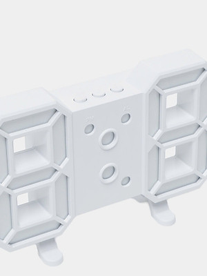 Đồng Hồ Đèn Led 3D Để Bàn, Treo Tường Gh8018 Có Báo Thức, Ngày Tháng Nhiệt Độ