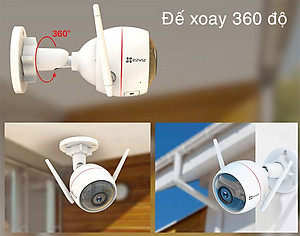 Camera Wifi Ngoài Trời Ezviz C3W 2MP 1080p (CS-Cv310) Color Night Vision - Phiên Bản Mới Hình Ảnh Có Màu Ban Đêm - Hàng Chính Hãng
