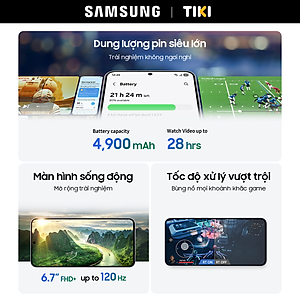 Điện Thoại Samsung Galaxy S25 FE (8/128GB), Concert Camera 50MP, Pin bền bỉ, Trợ thủ AI thông minh - Hàng chính hãng