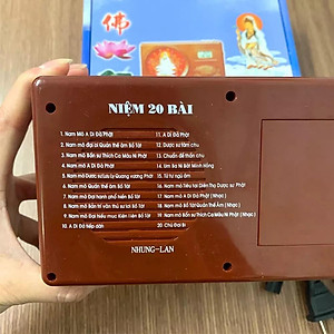 Máy Niệm Phật tụng kinh 20 Bài Hào Quang Phát Sáng , Máy sám hối nghiệp Kèm Dây Sạc , Máy Tụng Kinh Chú Đại Bi, Địa Tạng