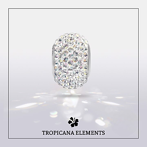 Lắc Tay Tropicana Phối Charm Swarovski Pha Lê Cà Rốt 5 Size