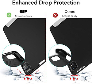 Bao Da Dành Cho iPad Pro 11 inch 2021/2022 và iPad Pro 12.9 inch 2021/2022 ESR Rebound Pencil Holder (Có khe cắm bút Apple Pencil) - Hàng Nhập Khẩu