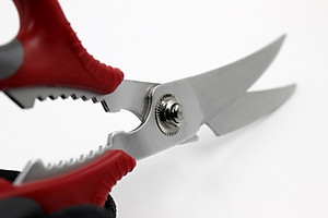 Kéo cắt cao cấp Nikken Mate  25cm lưỡi bằng thép không gỉ dễ dàng cắt gà/ cắt thịt - xuất xứ Nhật Bản