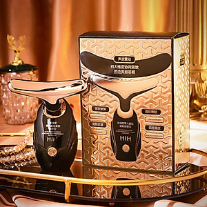 Máy Massage Nâng Cơ Mặt Cầm Tay, Máy Đẩy Tinh Chất Làm Mờ Vết Nhăn, Thon Gọn Mặt, Mát Xa Mặt Cổ Dùng Pin - HÀNG CHÍNH HÃNG MINIIN