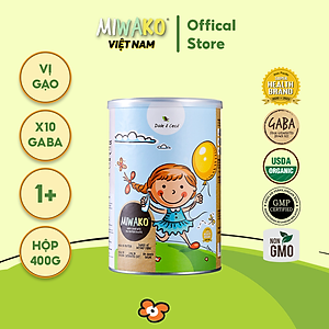 Sữa Hữu Cơ Miwako Nhập Khẩu Malaysia Hộp 400g Vị Gạo, Sữa Hạt Dinh Dưỡng Cho Bé Biếng Ăn Tiêu Hóa Kém Thấp Còi