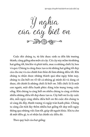 NHẬT KÍ BIẾT ƠN 90 Ngày chuyển hóa bánh xe cuộc đời