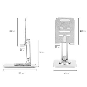 Giá Đỡ Ipad Hợp Kim Nhôm Để Bàn Xoay 360 Độ Cho Điện Thoại, Máy Tính Bảng L01 - Hàng chính hãng