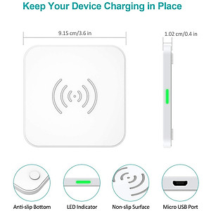 Đế Sạc Nhanh Không Dây CHOETECH T511S 10W - Hàng Chính Hãng