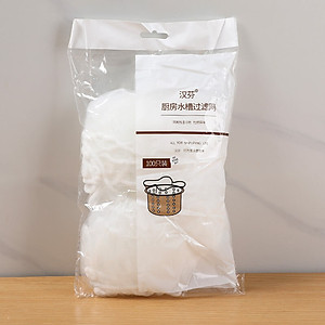 100 Túi Lưới Lọc Rác Bồn Chậu Rửa Chén Bát Có Chun Bo Gom Đựng Rác Tiện Lợi