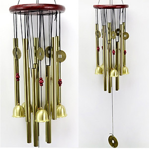 Chuông gió 10 thanh may mắn