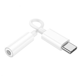 Bộ chuyển đổi Type-C sang 3.5mm chuyển đổi âm thanh kỹ thuật số cao cấp hỗ trợ micrô, điều khiển dây - Hàng nhập khẩu