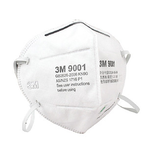 Bộ 10 cái Khẩu trang chống bụi và kháng khuẩn đạt chuẩn KN90 3M 9001A