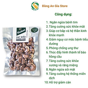 Hạt điều rang củi gói hút chân không Hải Bình 100g