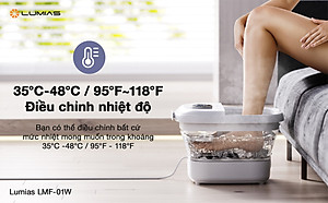 Máy massage chân Lumias LMF-01W Hàng chính hãng