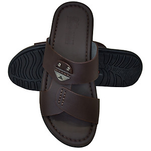 Dép Nam Quai Ngang HÀ NAM Da Bò Thật Cao Cấp DN2076