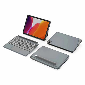 Bao bàn phím Wiwu Combo Touch Cho Ipad Thiết Kế Tinh Tế Và Hiện Đại, Có Thể Tách Rời Bàn Phím Và Ốp, Kết Nối Bluetooth - Hàng Chính Hãng