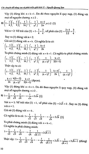 Sách Các Chuyên Đề Nâng Cao Và Phát Triển Giải Tích 11 (Tập 2)