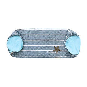 Áo gối ôm dây kéo phối cotton hoa Hometex (37 x 105 cm) - Giao màu ngẫu nhiên
