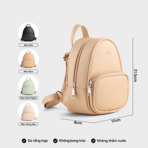 Balo Yuumy ( Thời trang nữ phong cách dễ thương - Balo da Seasand YBA105 )