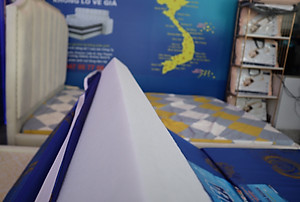 Nệm Bông Ép Gấp 3 Aroma Korea - Nhiều màu giao ngẫu nhiên