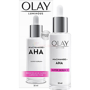 Tinh chất dưỡng trắng Olay Luminous Super Serum Niacinamide + AHA (30ml) - Hàng chính hãng