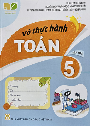 Sách - Combo 2 cuốn Vở thực hành Toán lớp 5 tập 1+2 (Kết nối tri thức với cuộc sống)