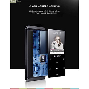 Máy nghe nhạc loa ngoài Ruizu D02 4GB (Không Bluetooth) - Hàng Chính Hãng