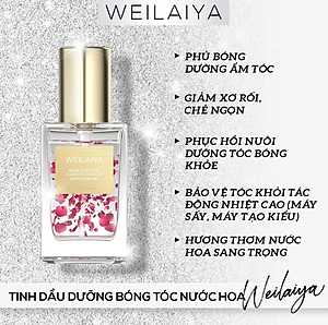 Dầu Dưỡng Tóc Tinh Chất Hoa Hồng Hương Nước Hoa Weilaiya 40ml