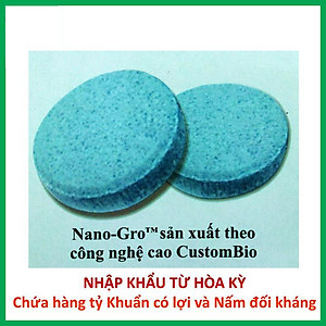 1 viên Phân bón vi sinh NANO-GRO. Chứa hàng tỷ bào tử vi nấm đối kháng trichoderma bacillus