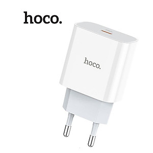 Cốc Sạc Hoco C76A Cổng Sạc Type-C hỗ trợ sạc nhanh QC3.0 và PD18W(Trắng),HÀNG CHÍNH HÃNG