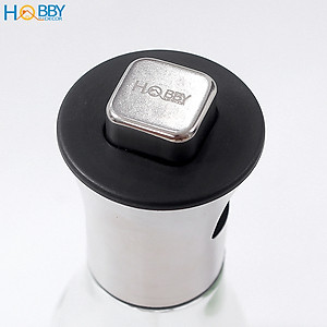 Bình phun xịt dầu ăn thủy tinh nắp bọc inox 304 Hobby Home Decor BD200