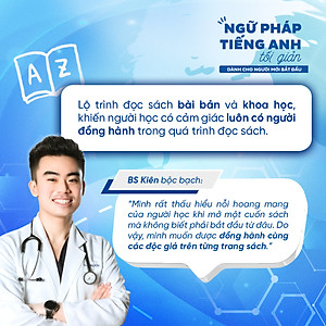 Sách Ngữ Pháp Tiếng Anh Tối Giản dành cho người mới bắt đầu - Tác giả BS. Đỗ Trung Kiên
