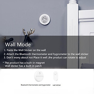Nhiệt kế và độ ẩm kế điện tử Xiaomi Qingping BLE 5.0 hỗ trợ đo tự động tương thích với ứng dụng Mi Home
