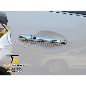 Bộ ốp tay nắm, hõm cửa xe Mazda CX3, CX3 mạ Crom