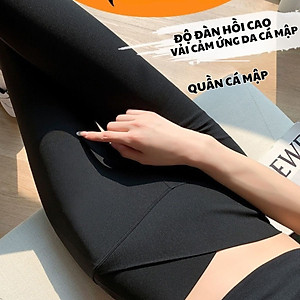 Quần Legging Cạp Cao Chéo Lót Lông Mùa Đông Nâng Ôm Mông Dấu Bụng được may bang tay Hàng Loại 1 KALAA