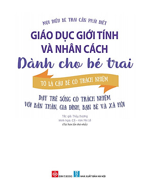 Sách Giáo Dục Giới Tính Và Nhân Cách Dành Cho Bé Trai - 5 - 12 Tuổi - Bộ 4 Cuốn + Lẻ