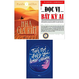 Combo Tuyệt Chiêu, Kỹ Năng Sống: Nhà Giả Kim + Đọc Vị Bất Kỳ Ai + Tuổi Trẻ Đáng Gía Bao Nhiêu? (Bộ 3 Cuốn Giúp Bạn Sắc Sảo Hơn / Tặng kèm Bookmark Happy Life)