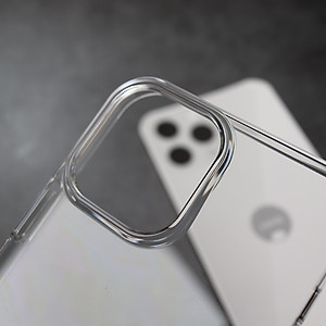 Ốp lưng PC trong suốt cho iPhone 15 13 12 11 Pro max 14 15 16 Plus hiệu X-Level Sparkling - lưng PC chống ố vàng, viền TPU chống sốc, ốp lưng trong suốt, gờ bảo vệ camera, siêu mỏng 0.88mm - Hàng nhập khẩu