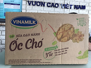 COMBO 6 LỐC SỮA ĐẬU NÀNH VINAMILK HẠT ÓC CHÓ - LỐC 4 HỘP X 180ML
