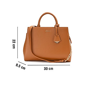 Túi Xách Tay Công Sở Nữ Túi Đeo Chéo GENCE TX22 Da Bò Cao Cấp Màu Flake