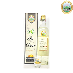Rượu nếp lứt Đế Gò Đen truyền thống 31% chưng cất thủ công 500ml - kèm hộp và ly [HACCP- OCOP 4 sao]