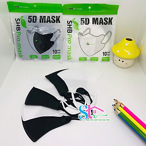 Thùng khẩu trang 5d SHB pro mask nguyên thùng, khẩu trang 5d mask hàn quốc cao cấp