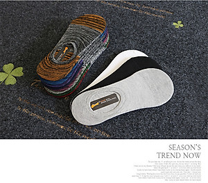 Bộ 5 đôi tất bàn chân nam Co dãn 4 chiều(free size) Hàn Quốc