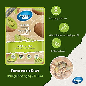 Pate Snappy Tom Trái Cây Mix Cá Ngừ Cao Cấp Cho Mèo Hộp 12 Gói 70g Vị Ngẫu Nhiên