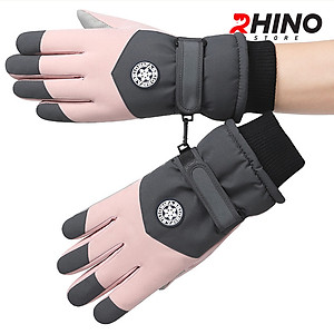 Găng tay, bao tay mùa đông lót lông cừu Rhino G701 giữ ấm, chống gió