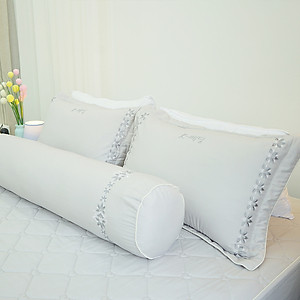 Bộ ga giường chần bông KBedding by Everon KMTS 106 Microtencel Xám (4 món)